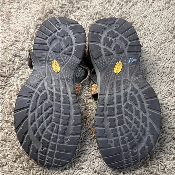 Chaco Women Orange Updraft Ecotread X2 Strap Sandals Size 5 - Picture 8 of 9